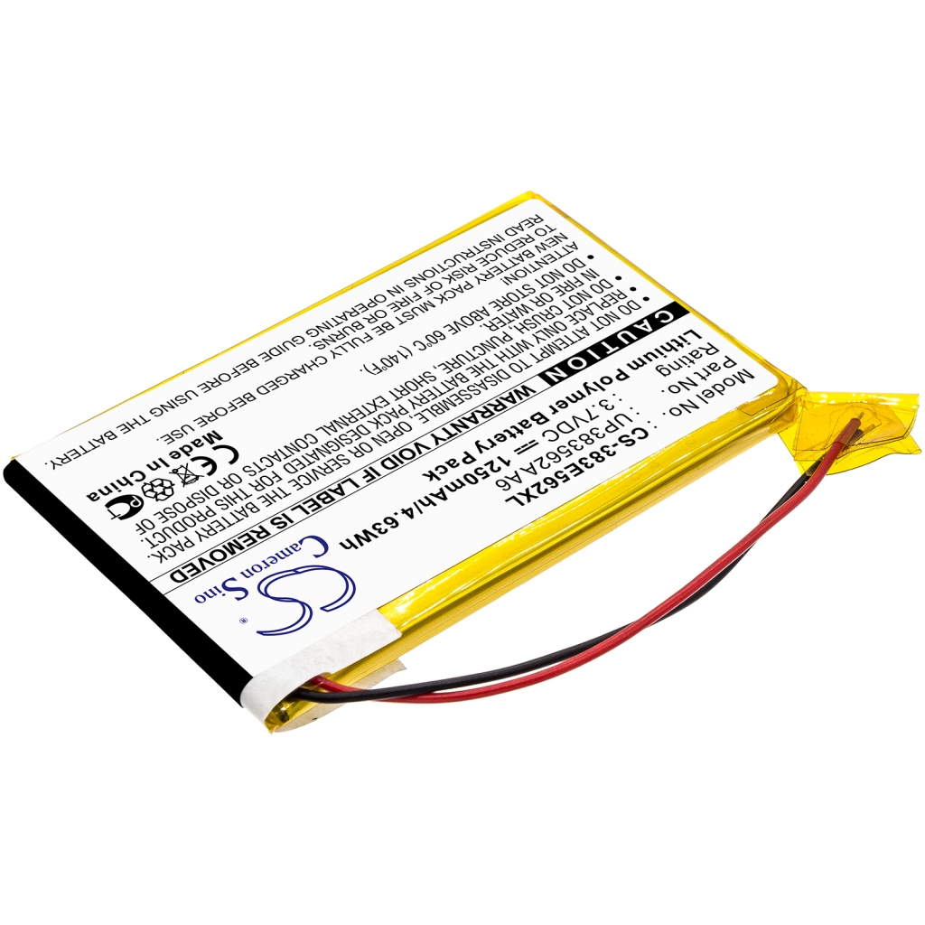 Compatible battery replacement for Palm UP383562A A6