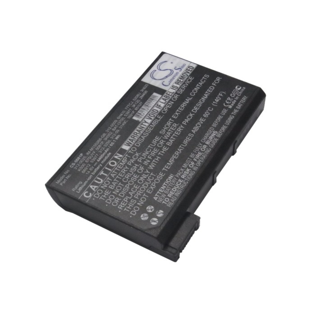 Batterie pour ordinateur portable DELL CS-5081P