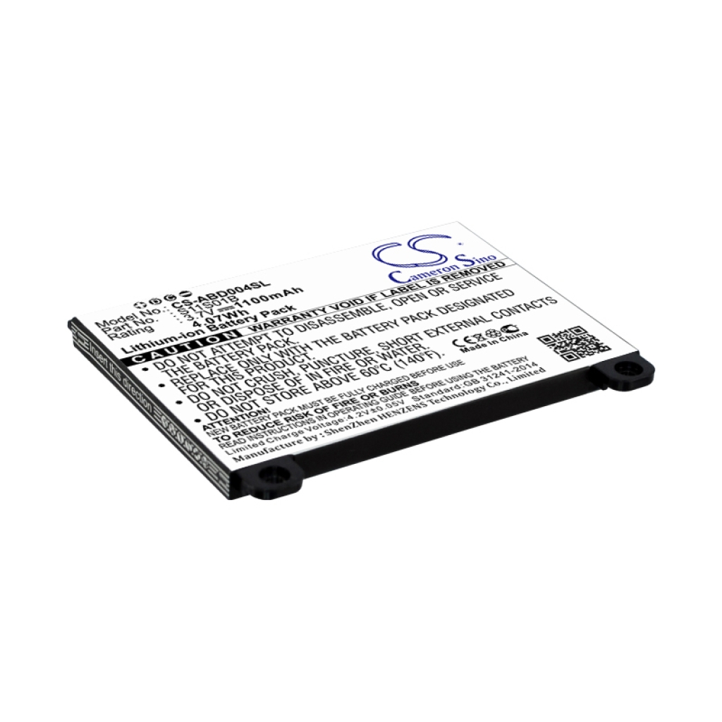 Batteries Ebook, eReader Batterie CS-ABD004SL