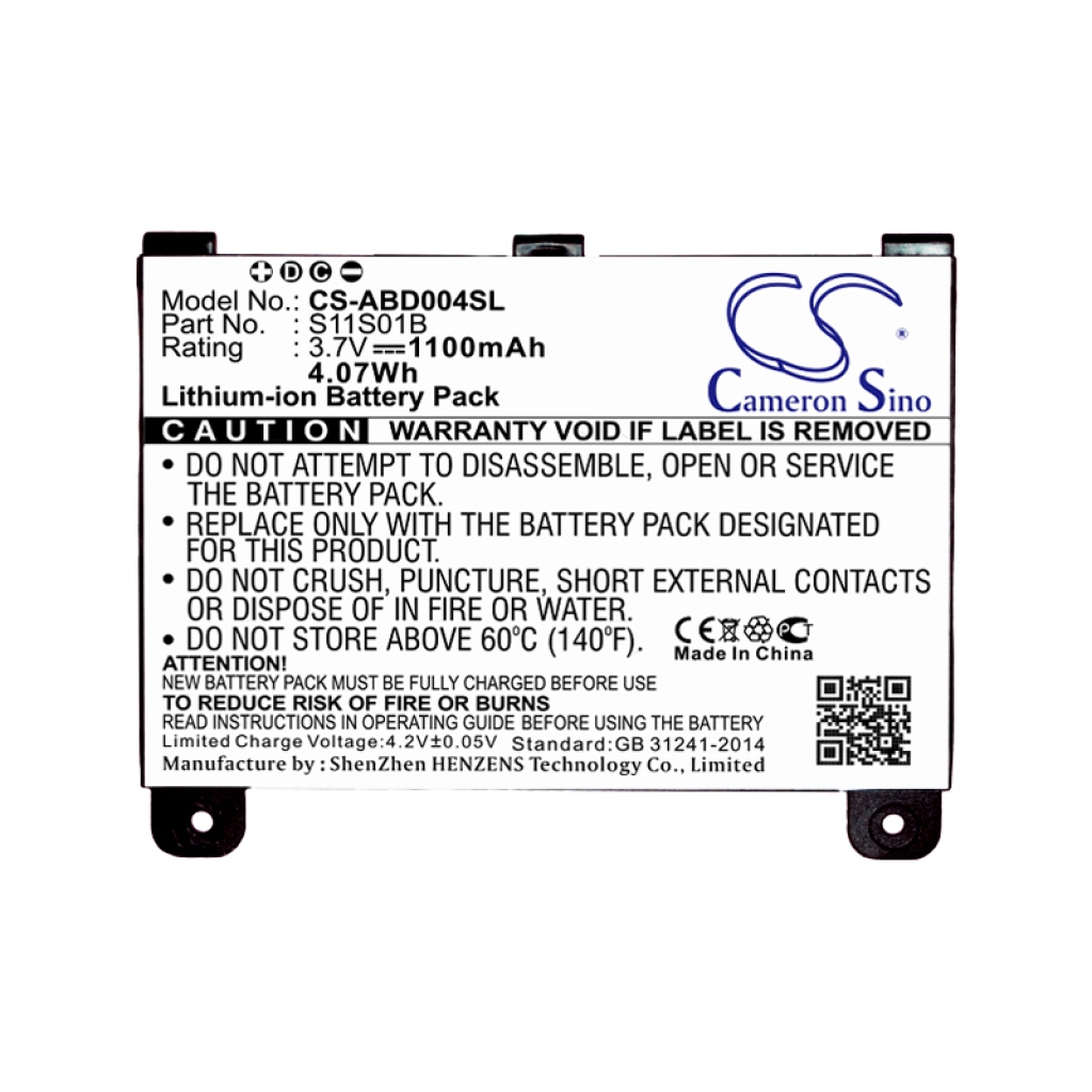 Batteries Ebook, eReader Battery CS-ABD004SL