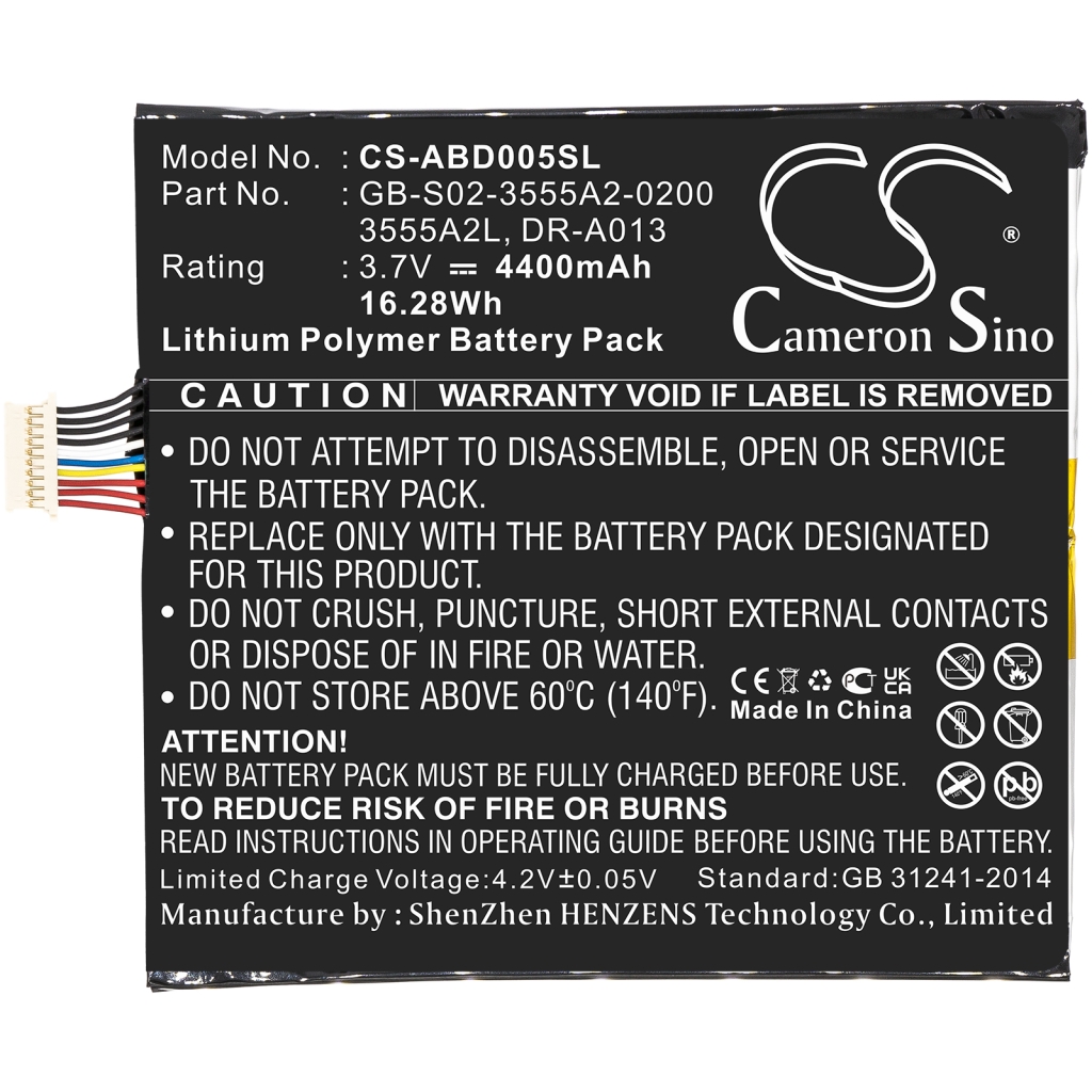 Battery Replaces 3555A2L