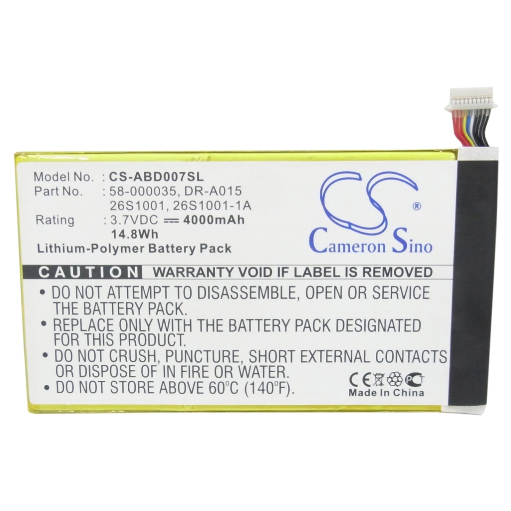 Batteries Tablette Batterie CS-ABD007SL