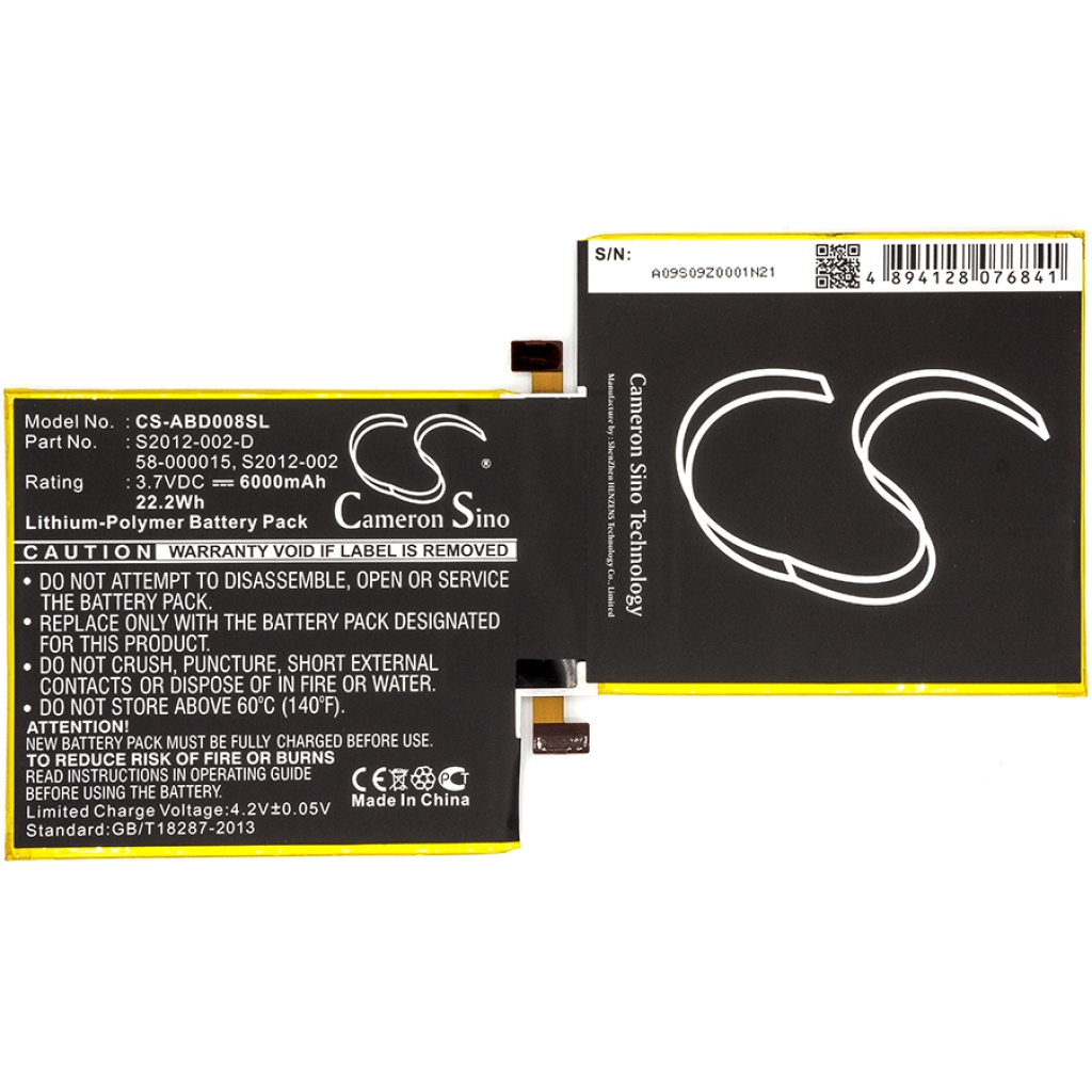 Tablet Battery Amazon CS-ABD008SL