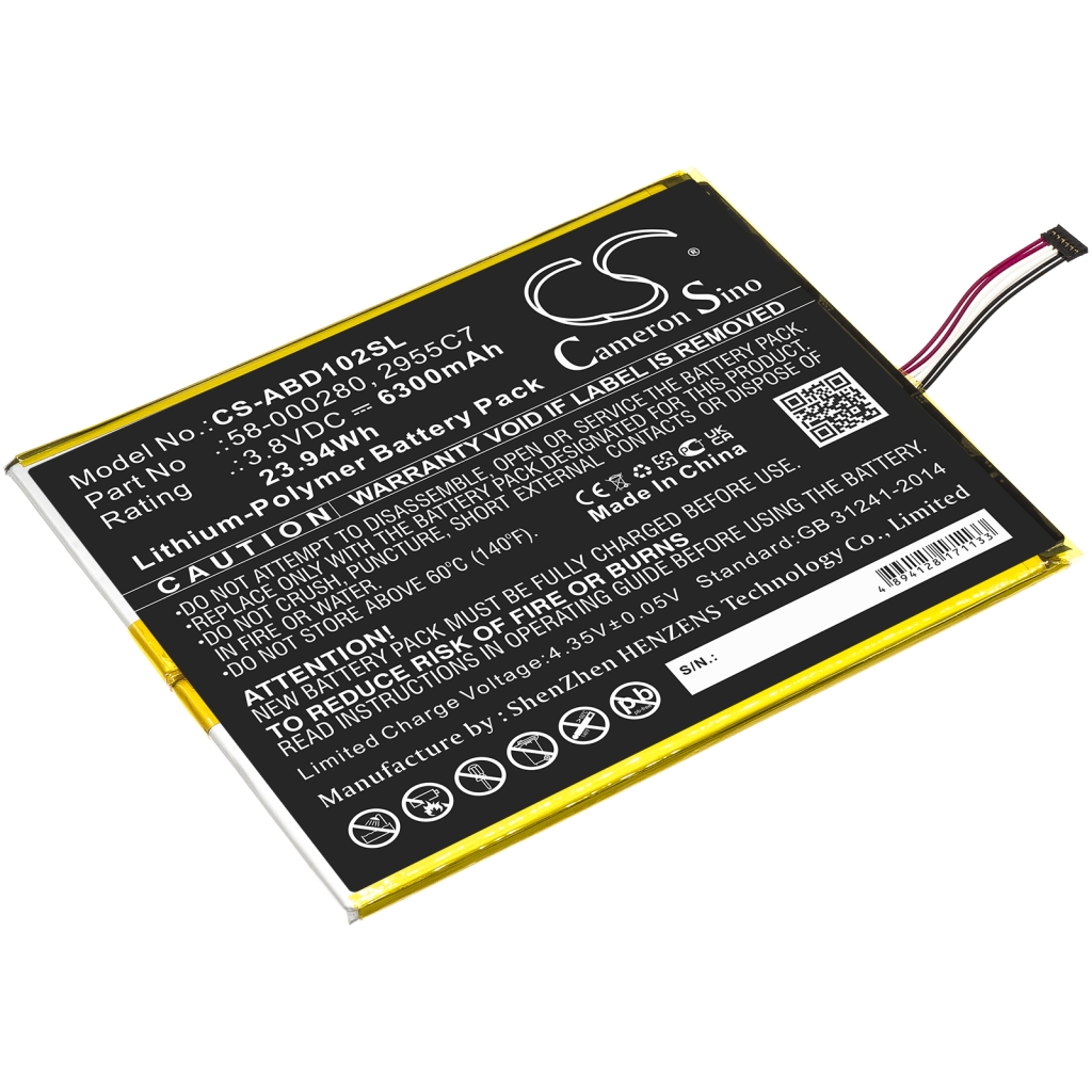 Batteries Tablette Batterie CS-ABD102SL