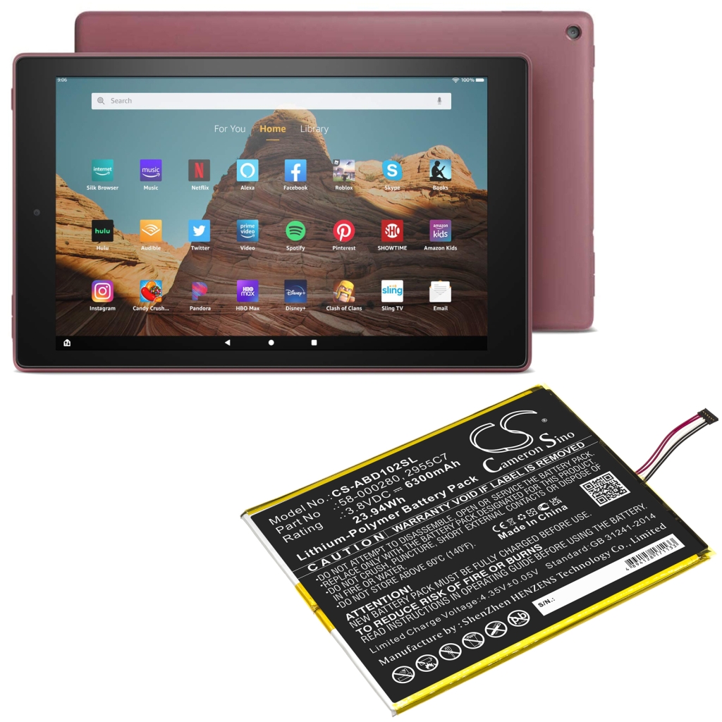 Tablet Battery Amazon CS-ABD102SL