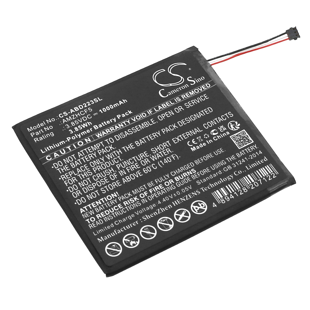 Compatible battery replacement for Amazon AMZHCF5