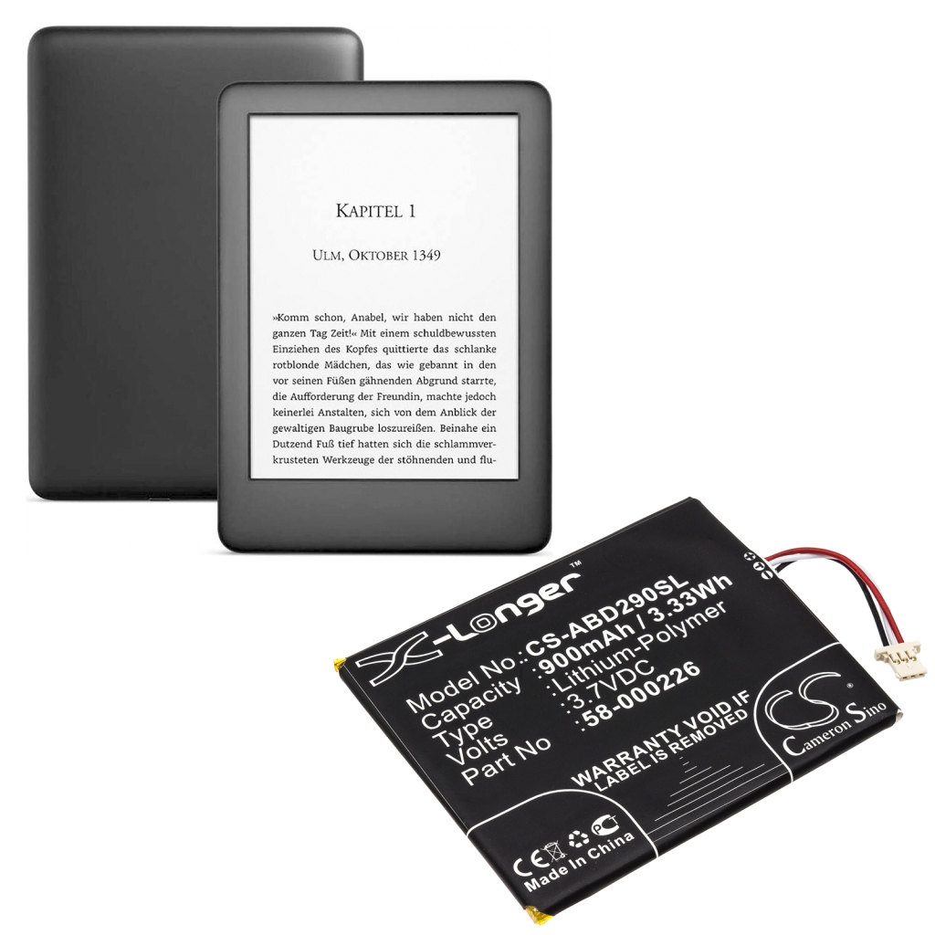 Batteries Ebook, eReader Batterie CS-ABD290SL