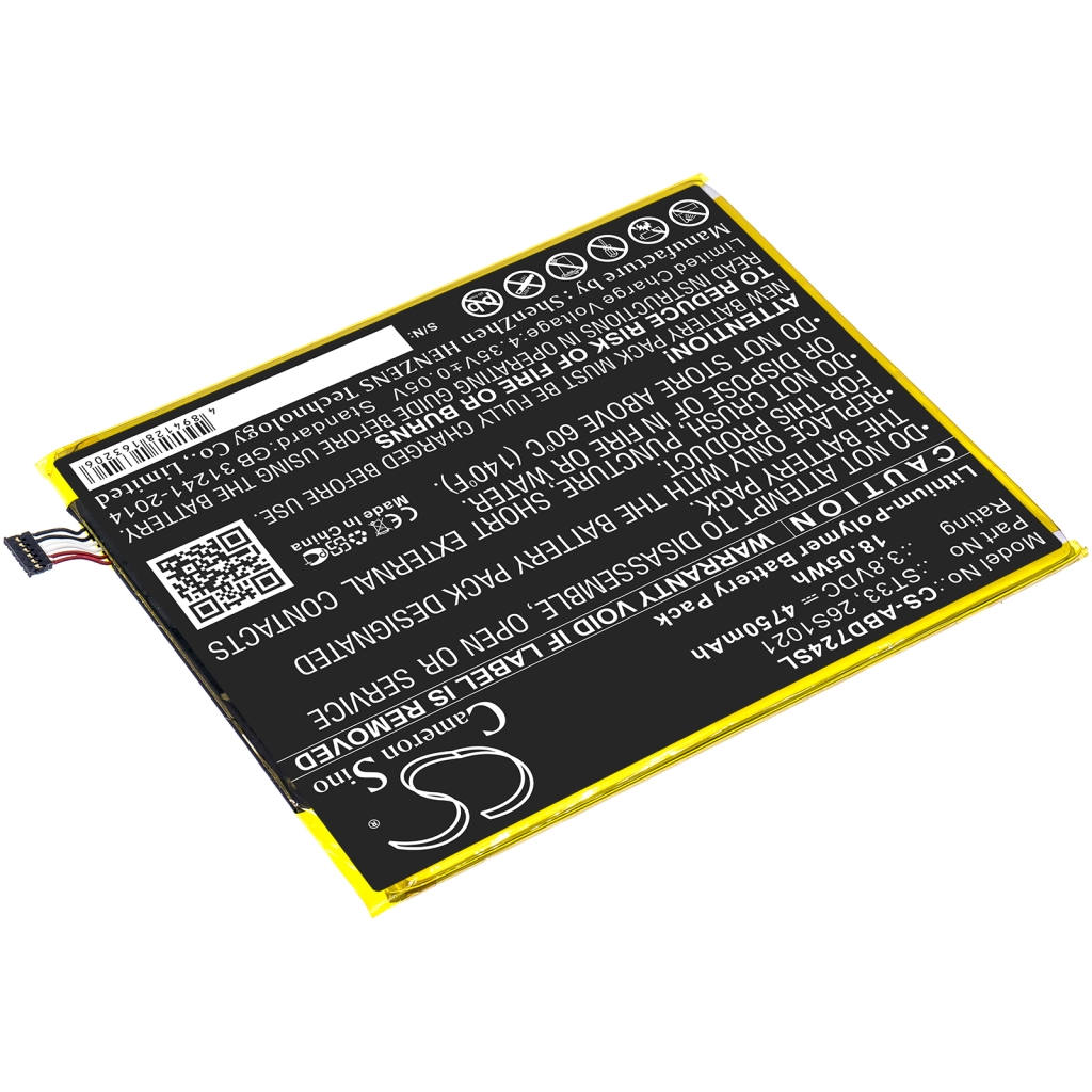 Batteries Tablette Batterie CS-ABD724SL