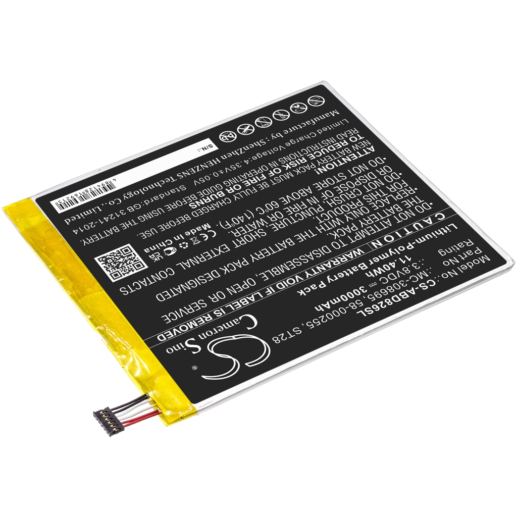 Tablette Batterie Amazon CS-ABD826SL