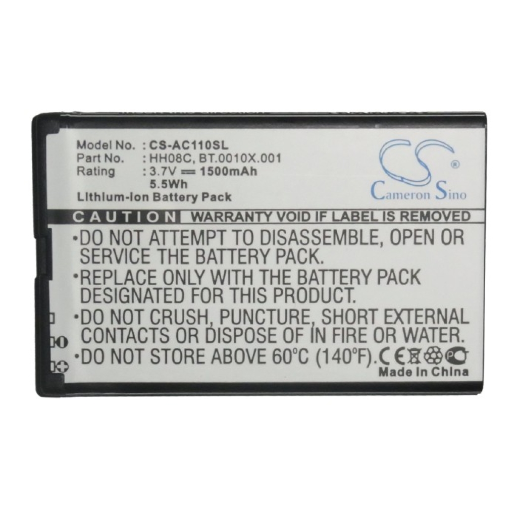 Batteries Batterie de téléphone portable CS-AC110SL