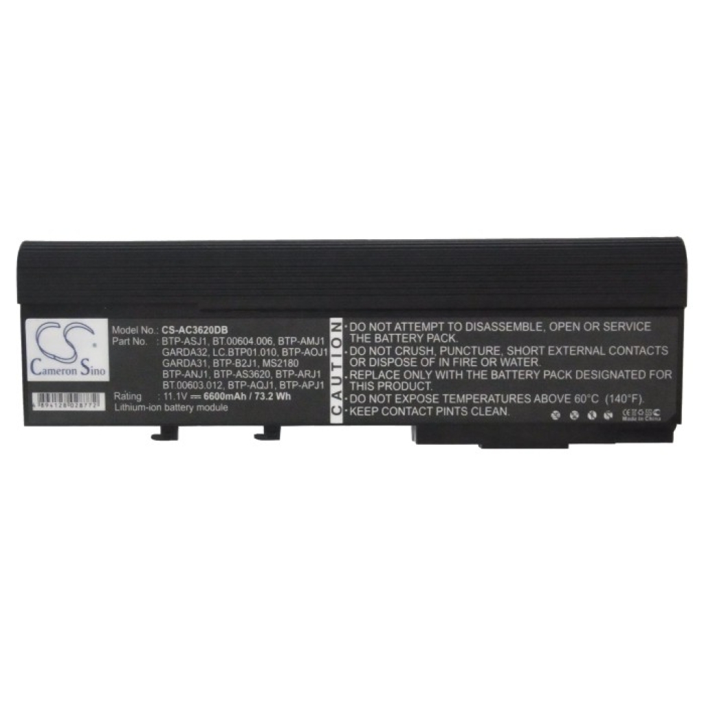 Batterie pour ordinateur portable Acer Aspire 5541ANWXMiExtensa 3100