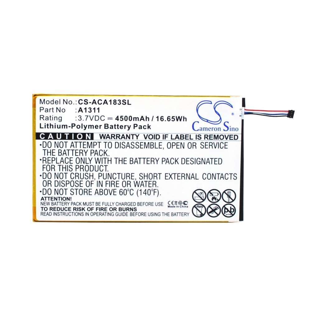 Tablette Batterie Acer A1-830-2Csw-L16T (CS-ACA183SL)