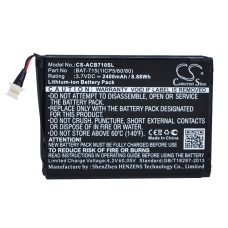 Remplacement de batterie compatible pour Acer BAT-715(1ICP5/60/80),KT.00103.001