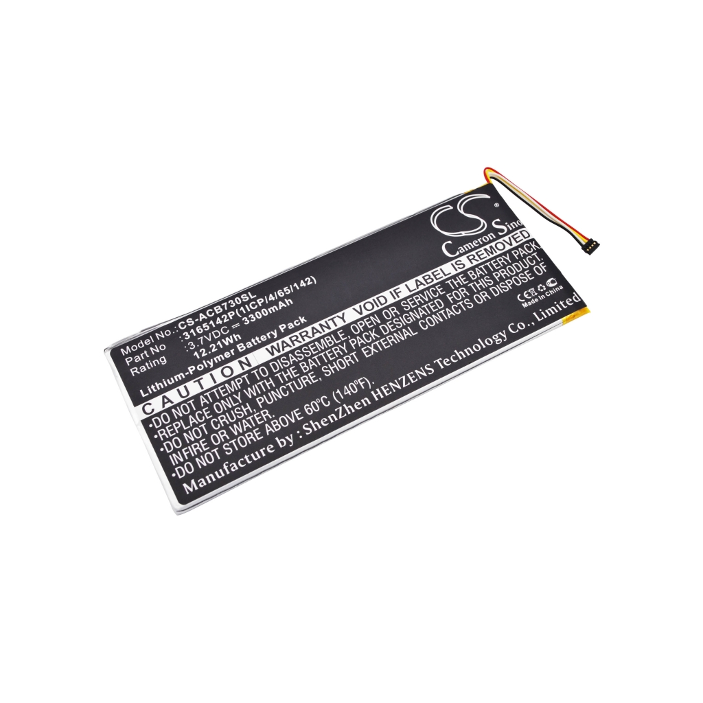 Tablette Batterie Acer CS-ACB730SL