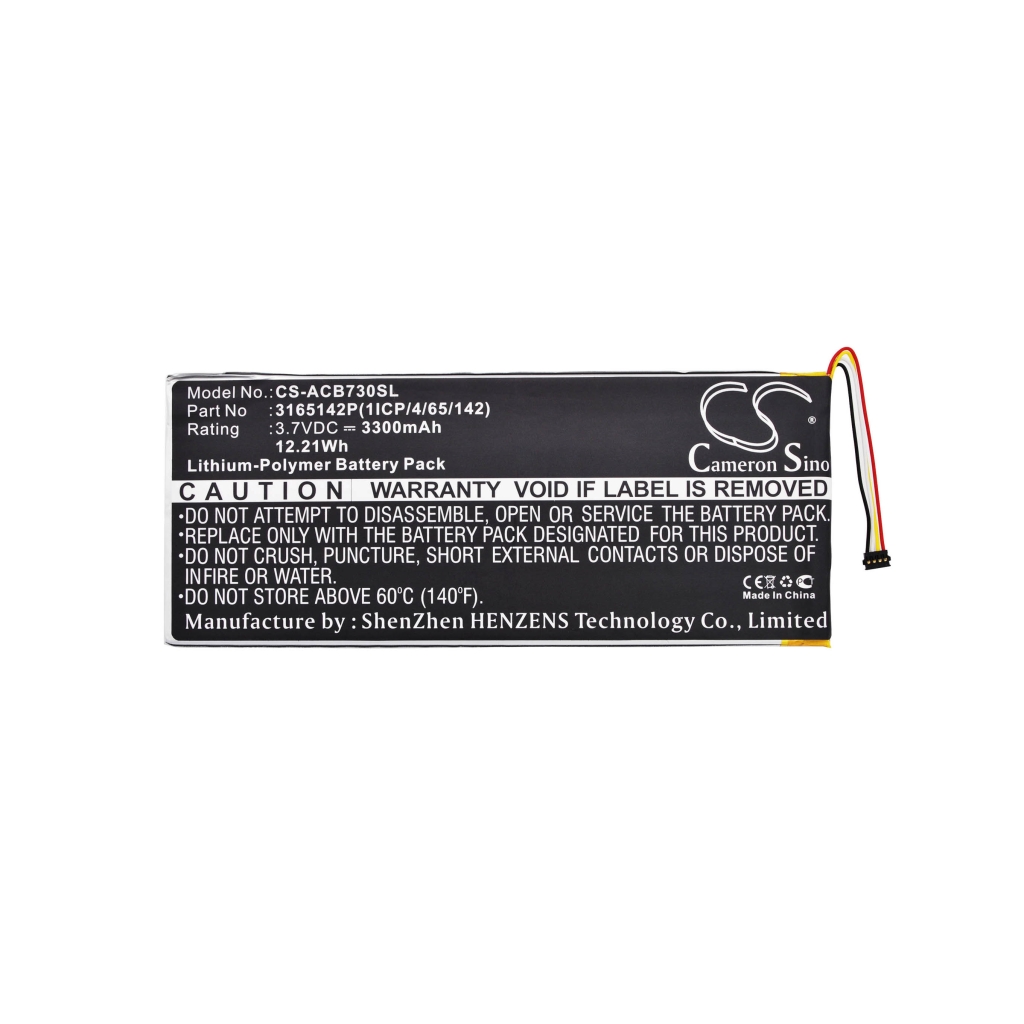 Tablette Batterie Acer CS-ACB730SL