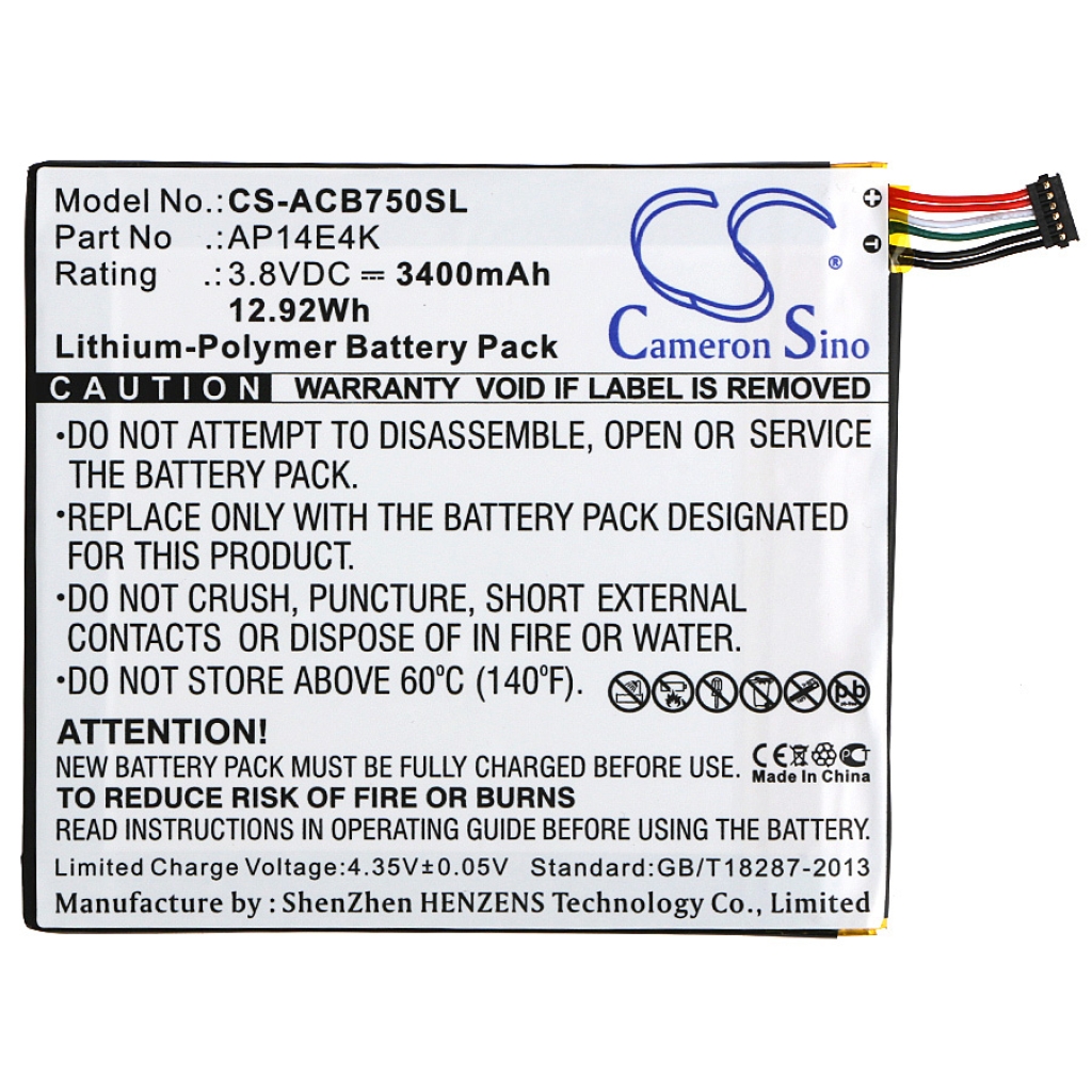 Battery Replaces KT00104001