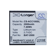 CS-ACC100SL<br />Batterie pour  remplace la batterie BAT-2000