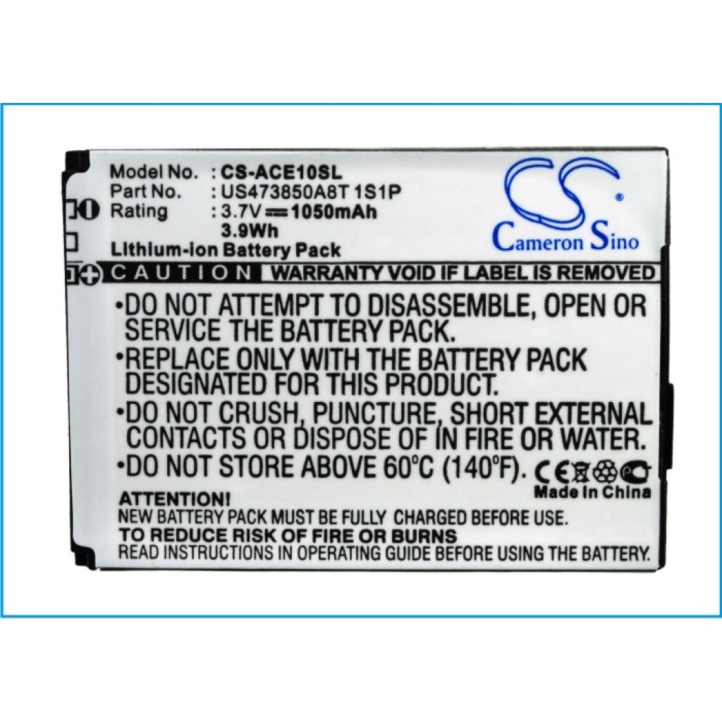 Battery Replaces US473850A8T 1S1P