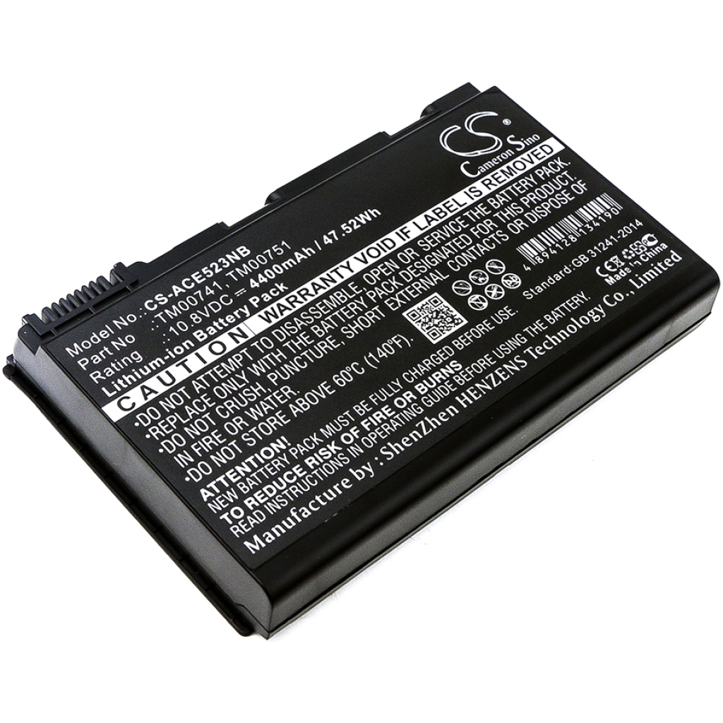 Batterie pour ordinateur portable Acer TravelMate 5330 (CS-ACE523NB)