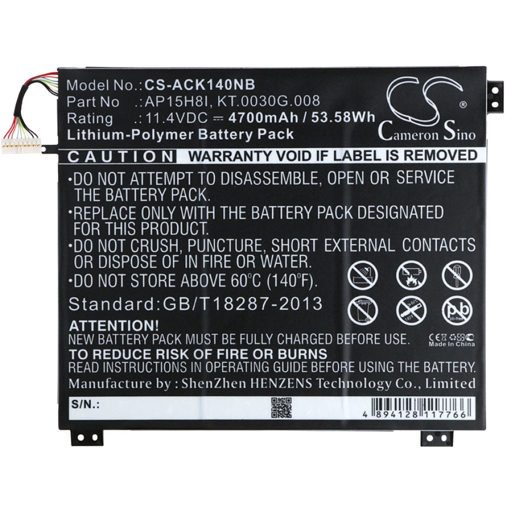 Battery Replaces KT.0030G.008