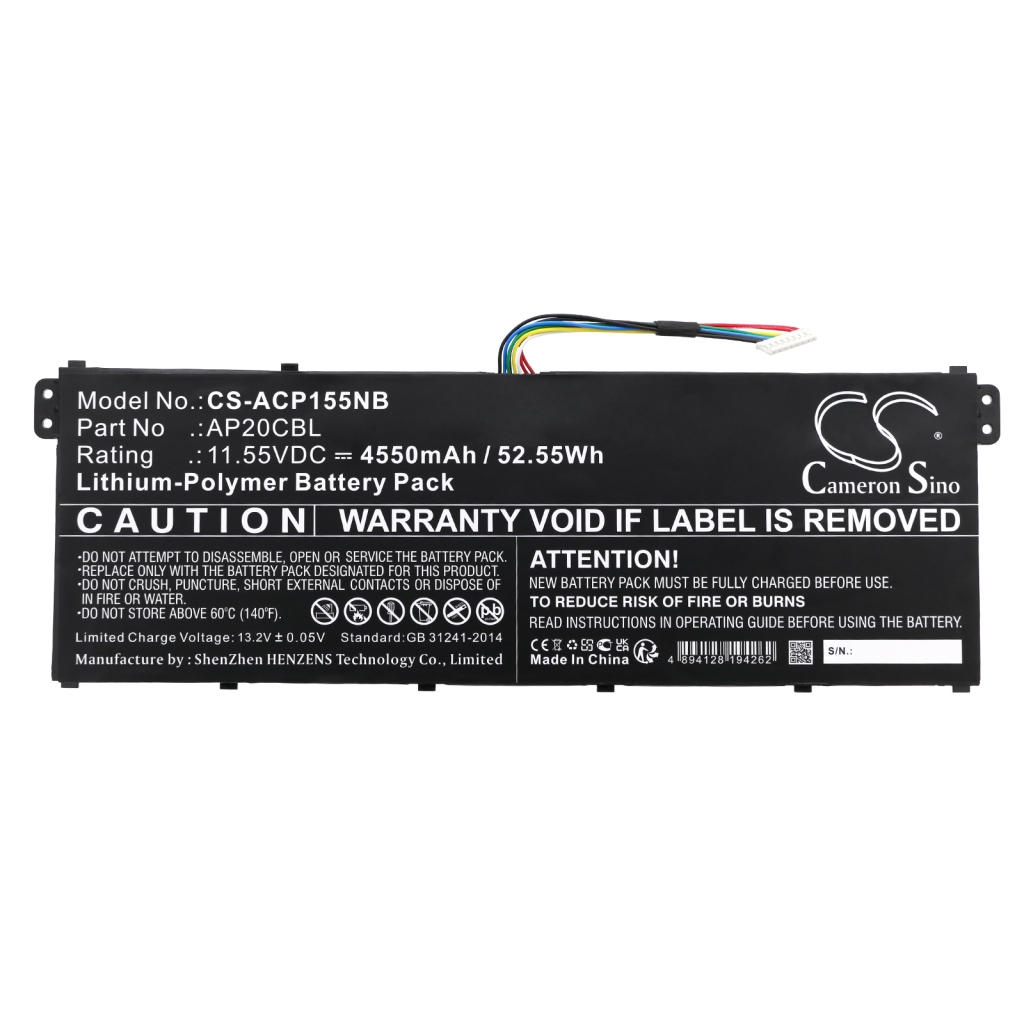 Batterie pour ordinateur portable Acer Aspire Vero AV15-51-73F1