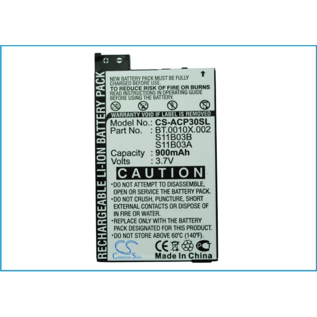 Mobile Phone Battery Acer CS-ACP30SL