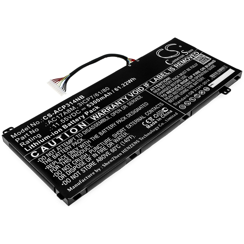 Batterie pour ordinateur portable Acer Spin 3 SP314-52-518G (CS-ACP314NB)