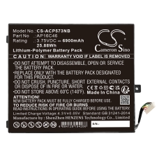 Compatible battery replacement for Acer AP16C46,KT.00204.004