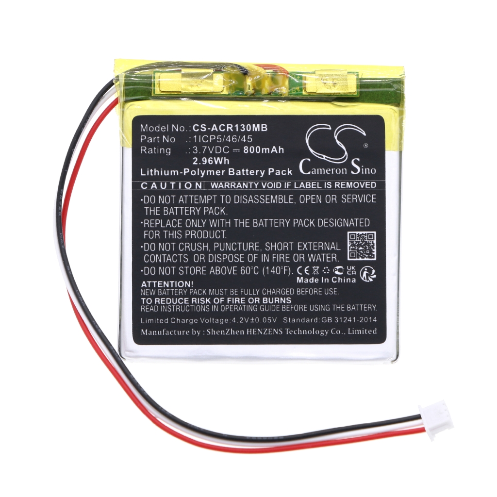 Compatible battery replacement for Angelcare 1ICP5/46/45