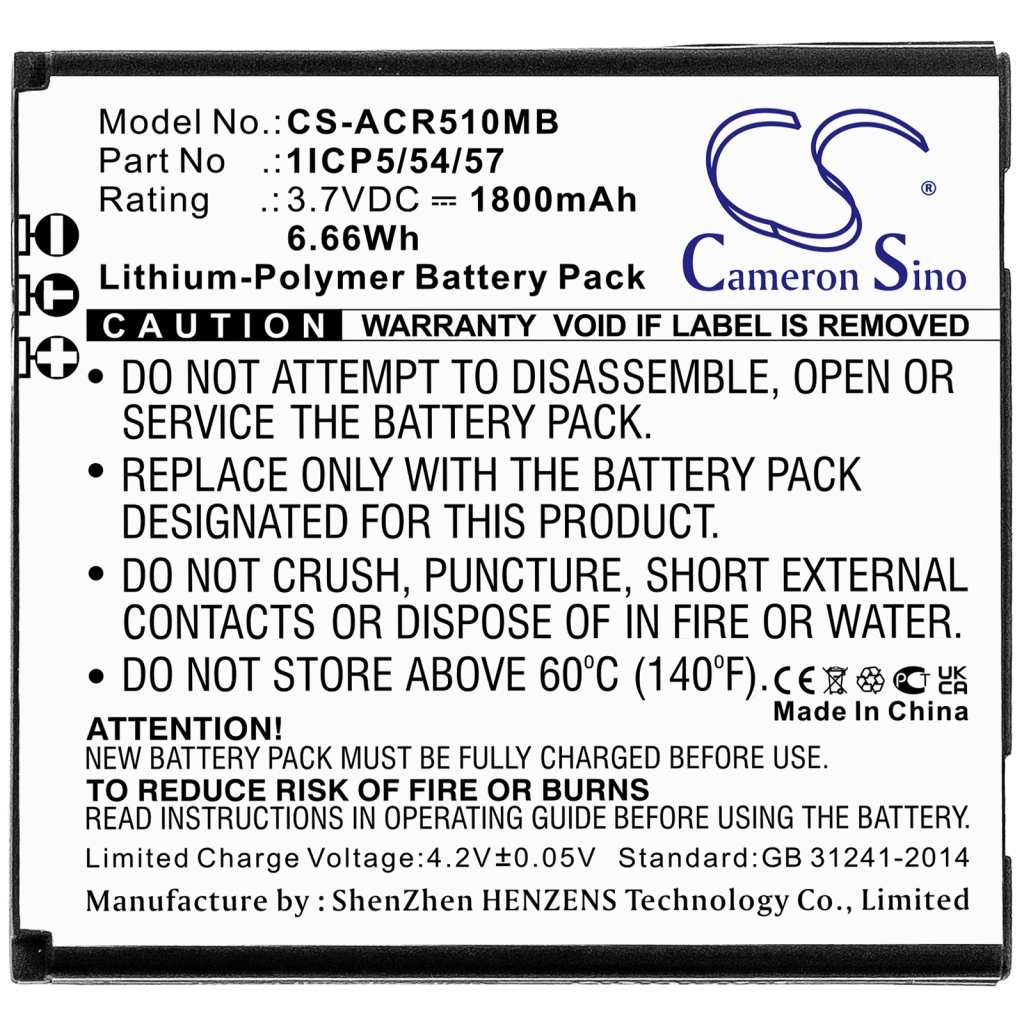 Batteries BabyPhone Battery CS-ACR510MB