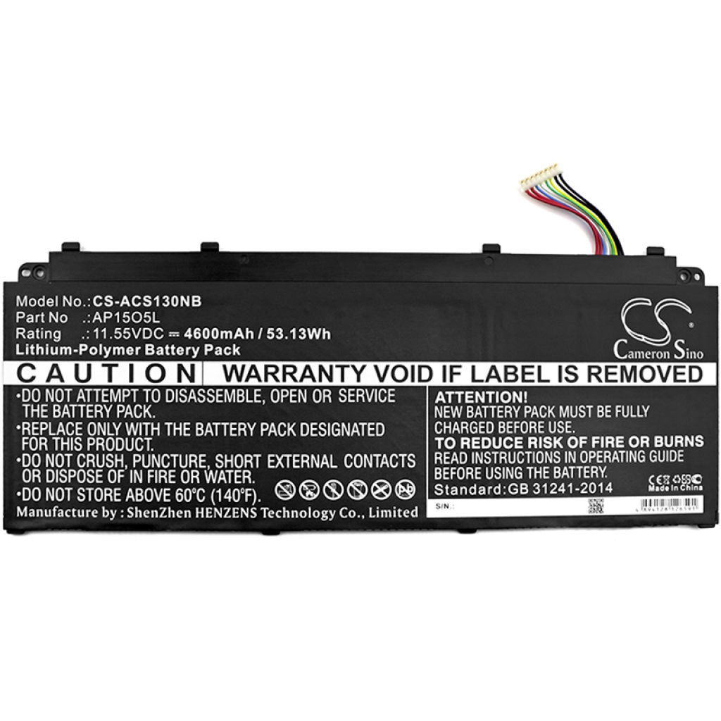 Batterie pour ordinateur portable Acer Aspire S13 S5-371-52UK (CS-ACS130NB)