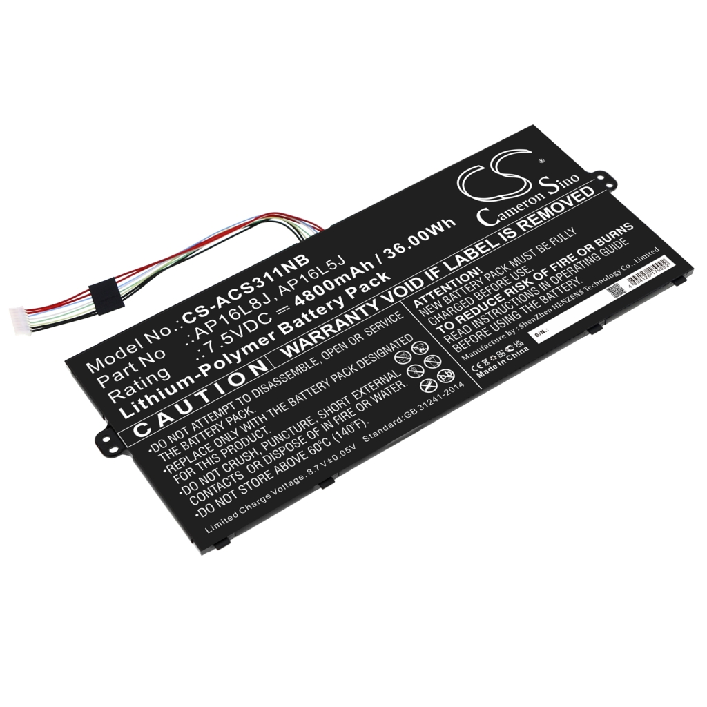 Batterie pour ordinateur portable Acer TravelMate X514-51T-57Q4