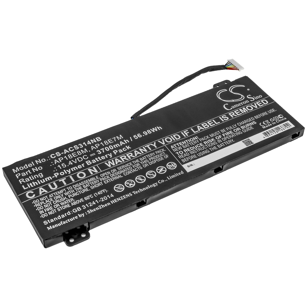 Batterie pour ordinateur portable Acer ConceptD 5 Pro CN515-71P-74W1 (CS-ACS314NB)