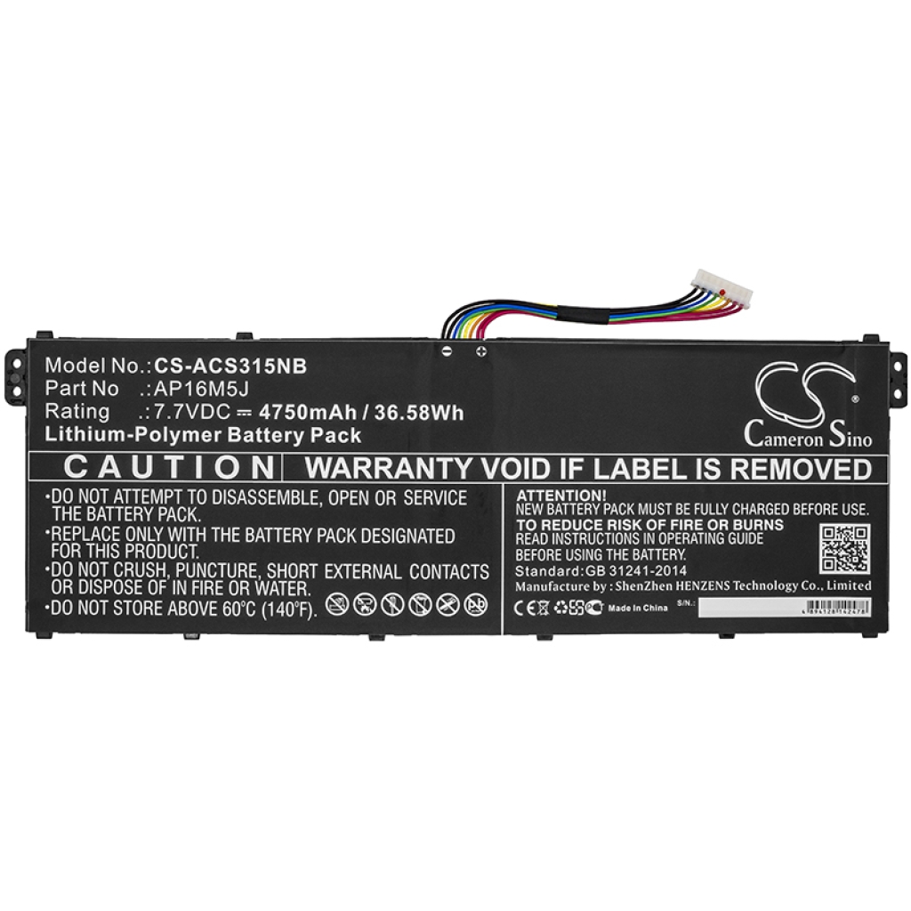 Batterie pour ordinateur portable Acer Aspire A314-32-C129 (CS-ACS315NB)