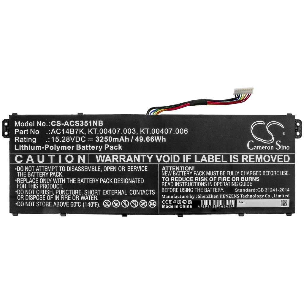 Batterie pour ordinateur portable Acer SF313-51-87DG (CS-ACS351NB)