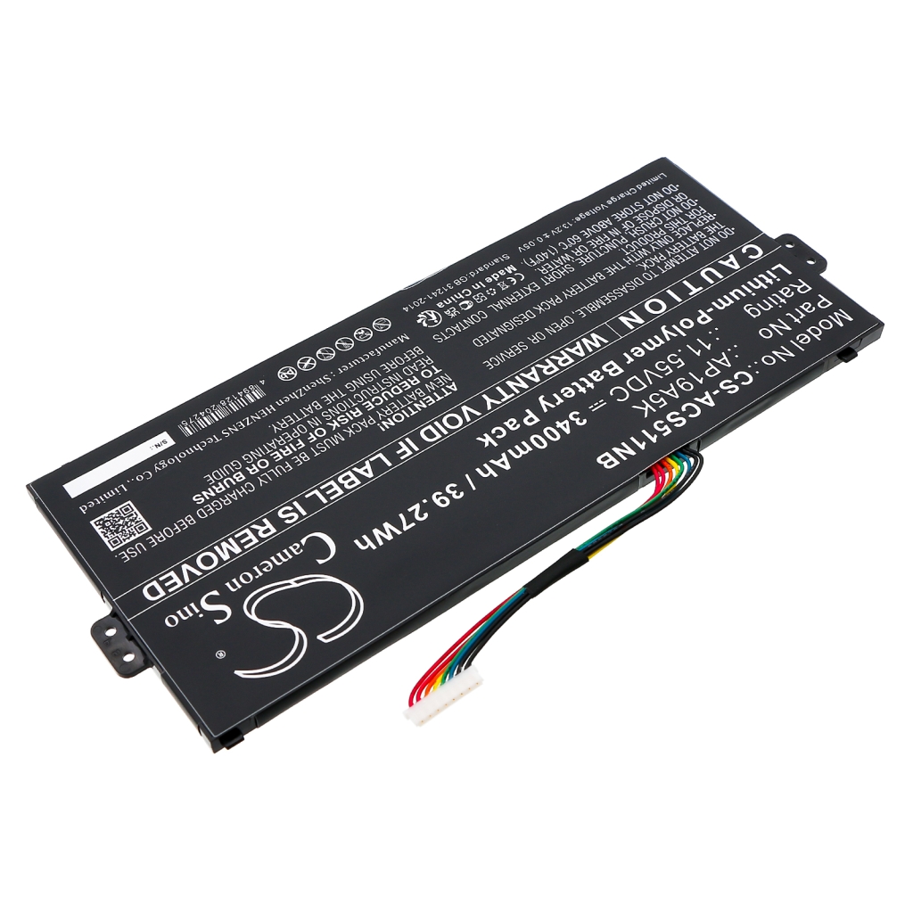 Remplacement de batterie compatible pour Acer AP19A5K