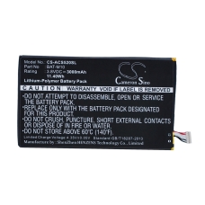 Remplacement de batterie compatible pour Acer 1CP415793L1 1S1P,BAT-M10,BAT-M10(1ICP5/58/94),KT.0010S.007