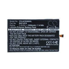 Remplacement de batterie compatible pour Acer BAT-B10,KT.0010S.013,PGF295686HT