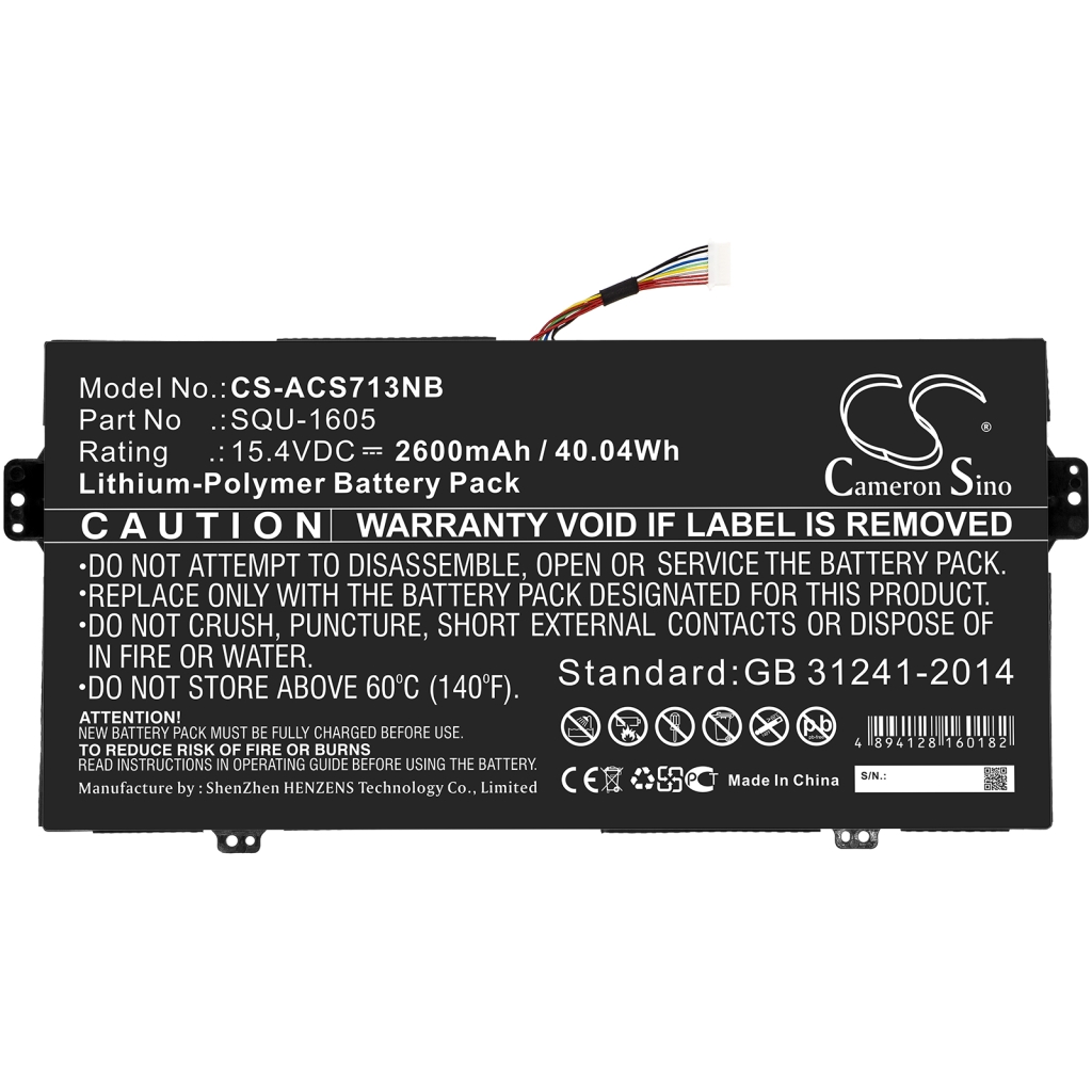 Batterie pour ordinateur portable Acer SF713-51-M9HV (CS-ACS713NB)