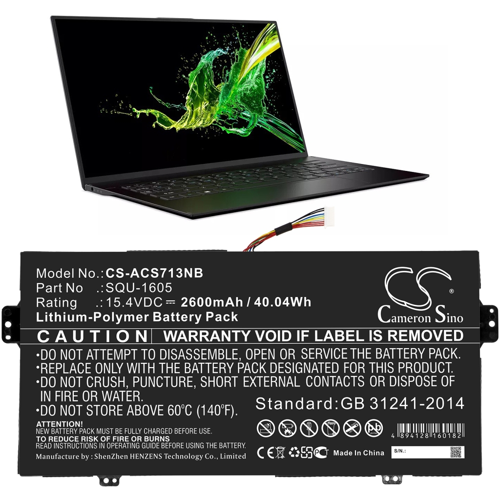 Notebook battery Acer Swift 7 SF713-51