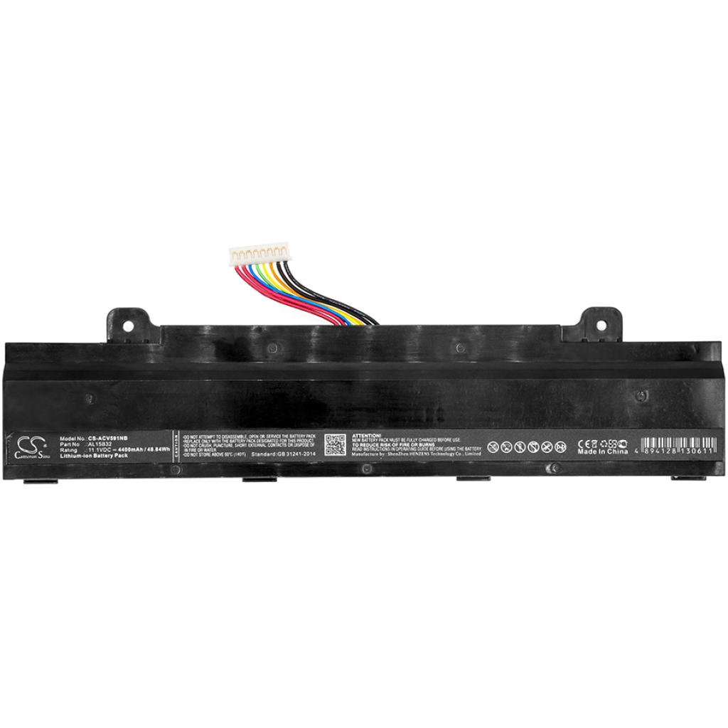 Compatible battery replacement for Acer AL15B32