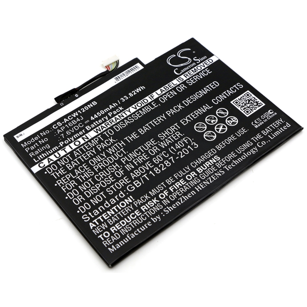 Batterie pour ordinateur portable Acer Switch 7 SW713-51GNP-81UL (CS-ACW120NB)