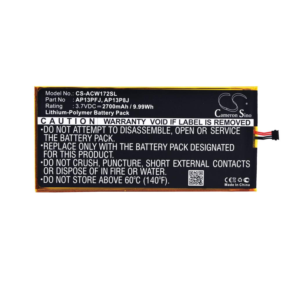 Tablette Batterie Acer CS-ACW172SL