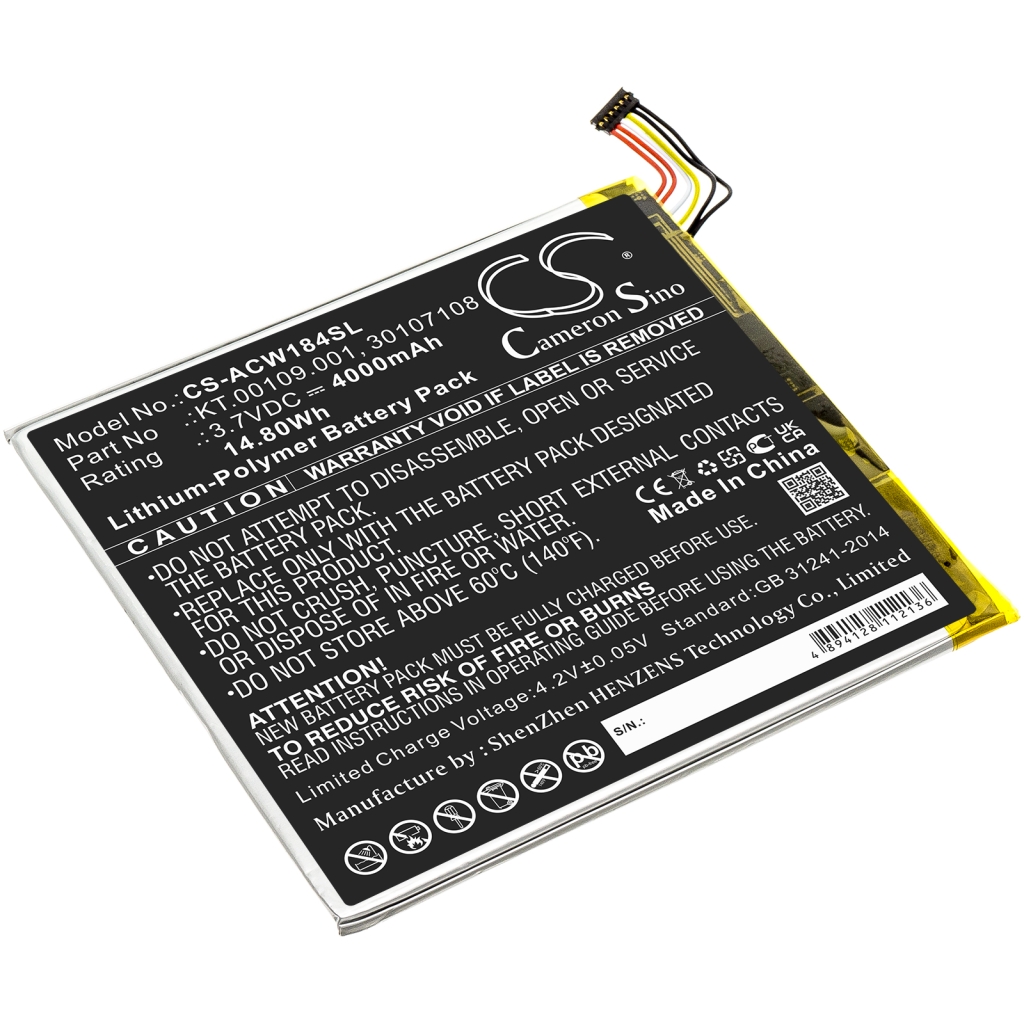 Tablette Batterie Acer A1-840-16PT (CS-ACW184SL)