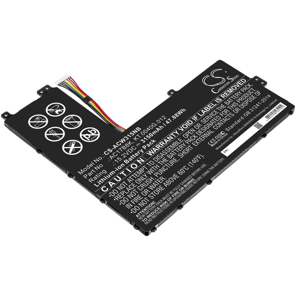 Batterie pour ordinateur portable Acer Swift 3 SF315-52-56S8 (CS-ACW315NB)