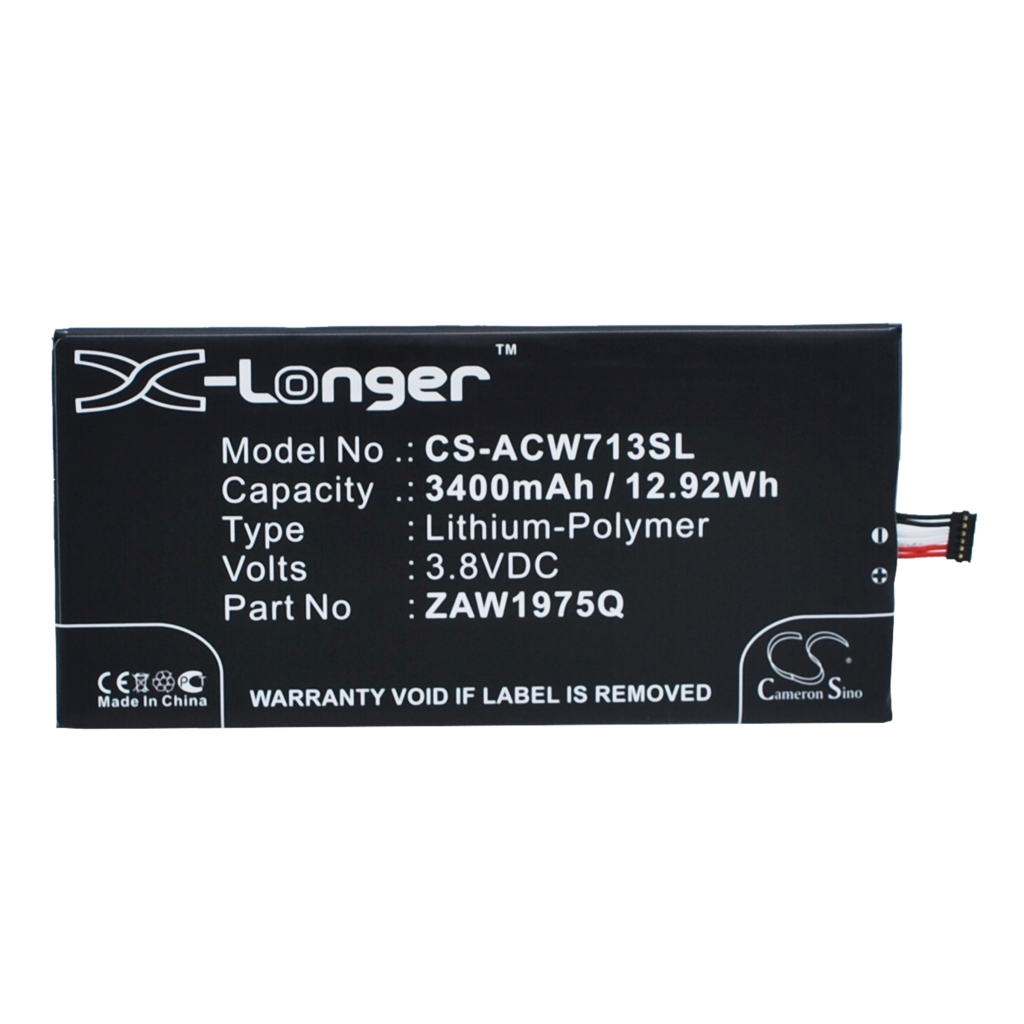 Batteries Remplace ZAW1975Q 1/ICP3/61/127