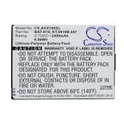 CS-ACX100SL<br />Batteries for   replaces battery BAT-H10