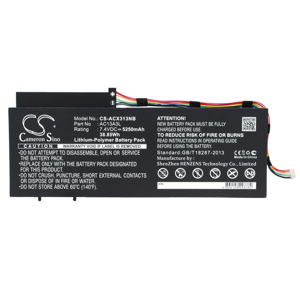 Tablette Batterie Acer CS-ACX313NB