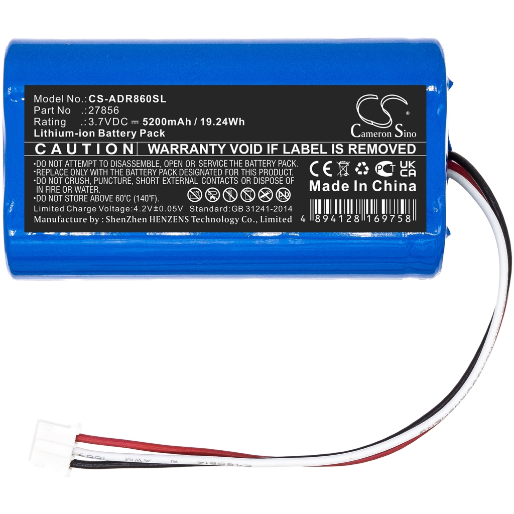 Compatible battery replacement for Albrecht 27856