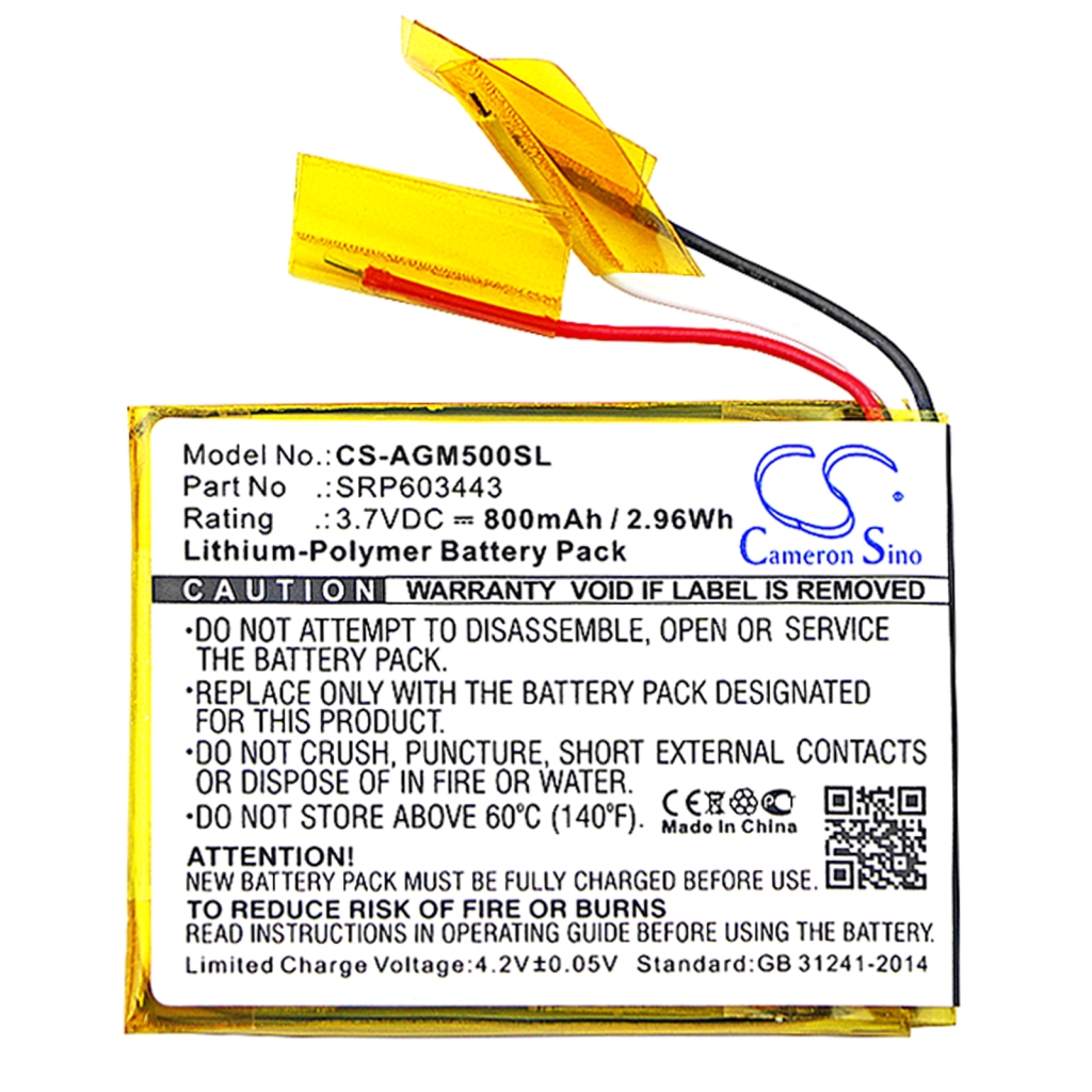 Batterie de casque d'écoute sans fil Astro CS-AGM500SL